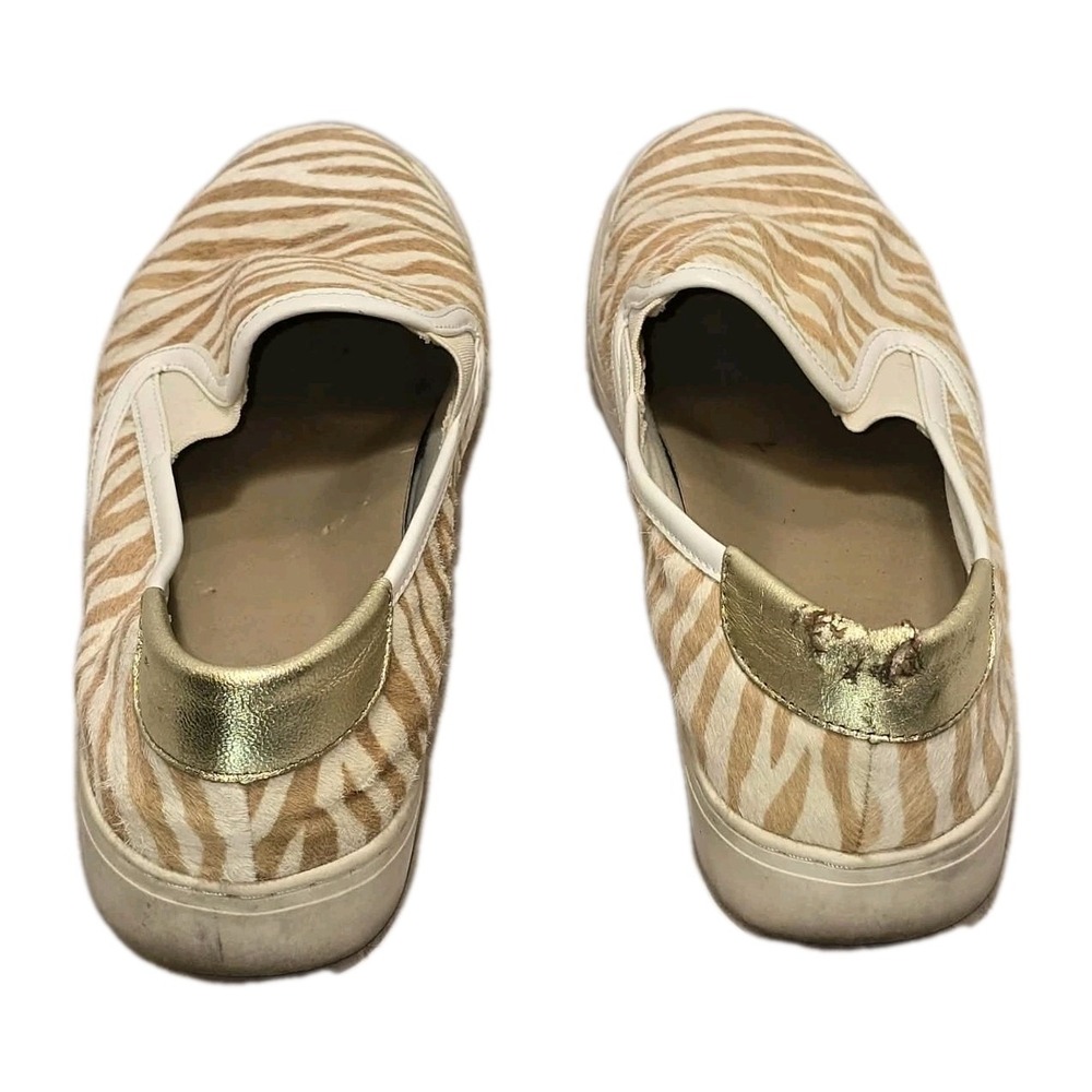 Ann Taylor Zebra Print Slip On Sneakers GUC Womens Size 8 π¦β¨ - Picture 4 of 8